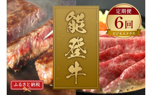 【定期便】【和牛セレブ】能登牛「ビジネスクラス」全6回 wa111-051