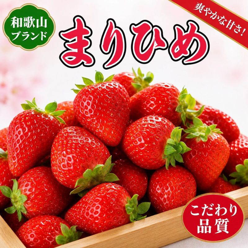 【ふるさと納税】 【先行予約】いちご 和歌山オリジナルブランドいちご「まりひめ」【選べる容量】 2パック 4パック / 苺 ストロベリー フルーツ 果物 甘 18000円 14000円 ※ 2027年1月上旬頃〜3月下旬頃に順次発送（お届け日指定不可）
