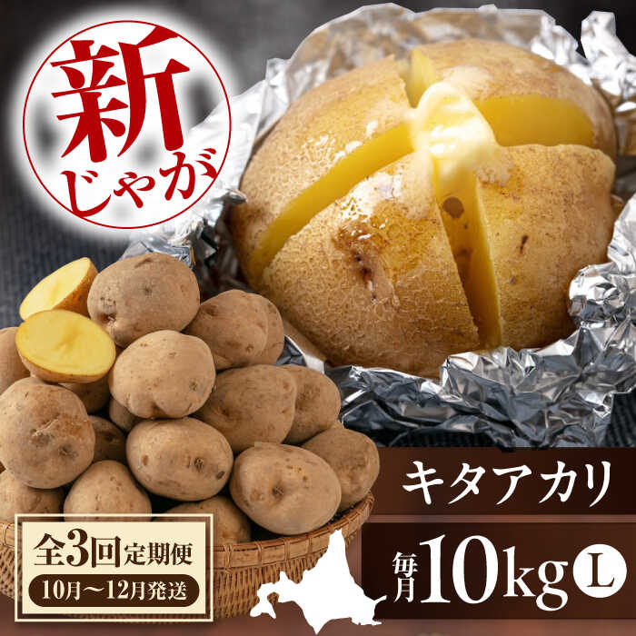 【ふるさと納税】【全3回定期便】【10月〜12月発送】 新じゃがいも キタアカリ 10Kg 《喜茂別町》【Aコープようてい】 ジャガイモ じゃがいも 野菜 季節の野菜 詰め合わせ 北海道 産地直送 定期便 [AJAK019] 24000 24000円