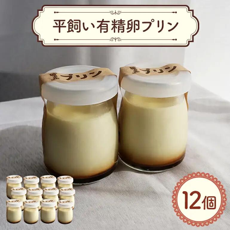 環の花 平飼い有精卵プリン 12個 スイーツ 国産 濃厚 【プリン】【ho1394】