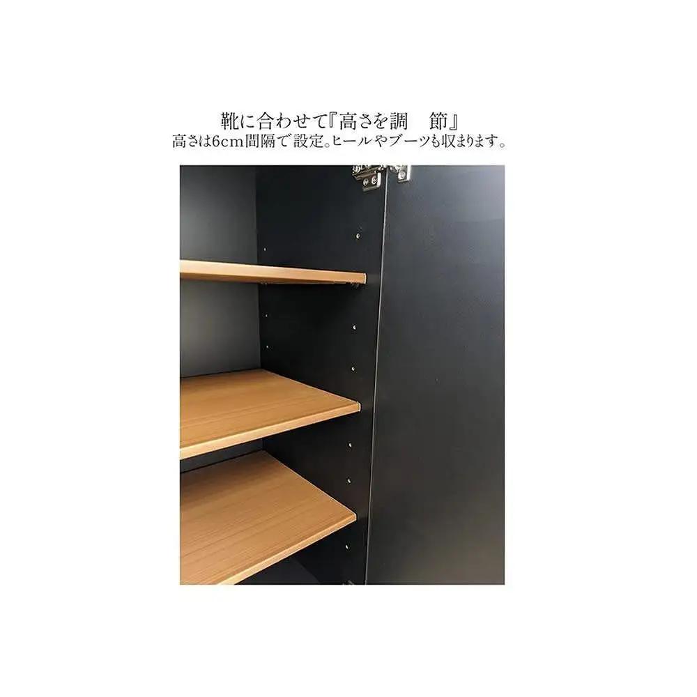 下駄箱 収納 シューズボックス 幅60cm 奥行35cm 高さ93cm 靴箱 アモーレ 60cm幅ロータイプ （ホワイト）