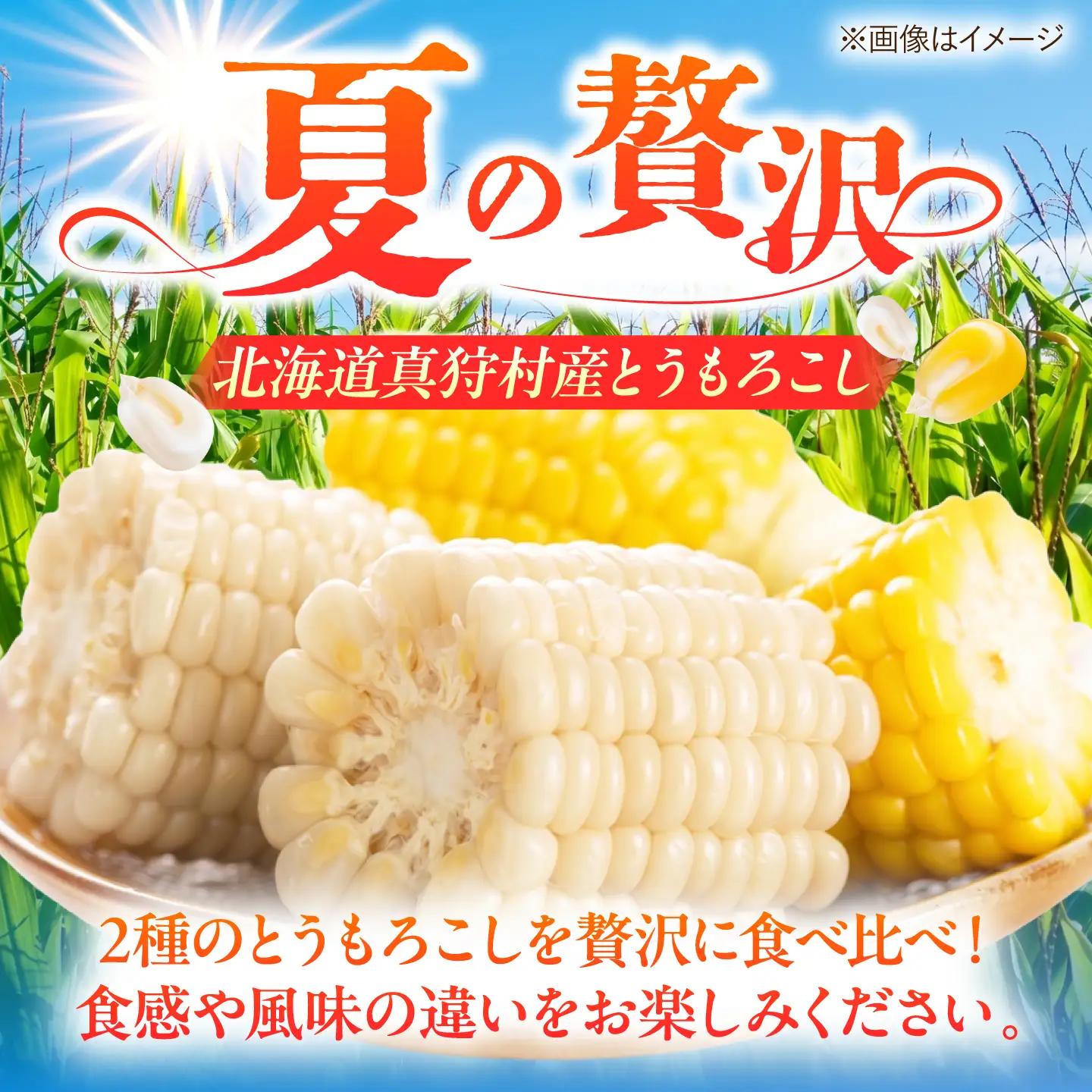 【先行予約】とうもろこし（白・黄） 各5kg [BPAM019] とうもろこし