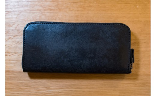 ラウンドファスナー長財布（ブラック）