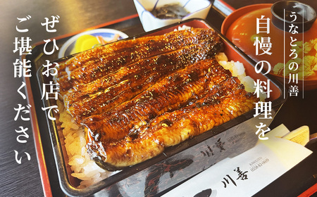 【うなぎ・とろろの川善】お食事券6,000円分 / 静岡県産鰻 鰻 ウナギ うなぎ とろろ とろろめし 天丼 秘伝のたれ 会食 宴会 白焼き 伊豆 静岡 食事券 020-019