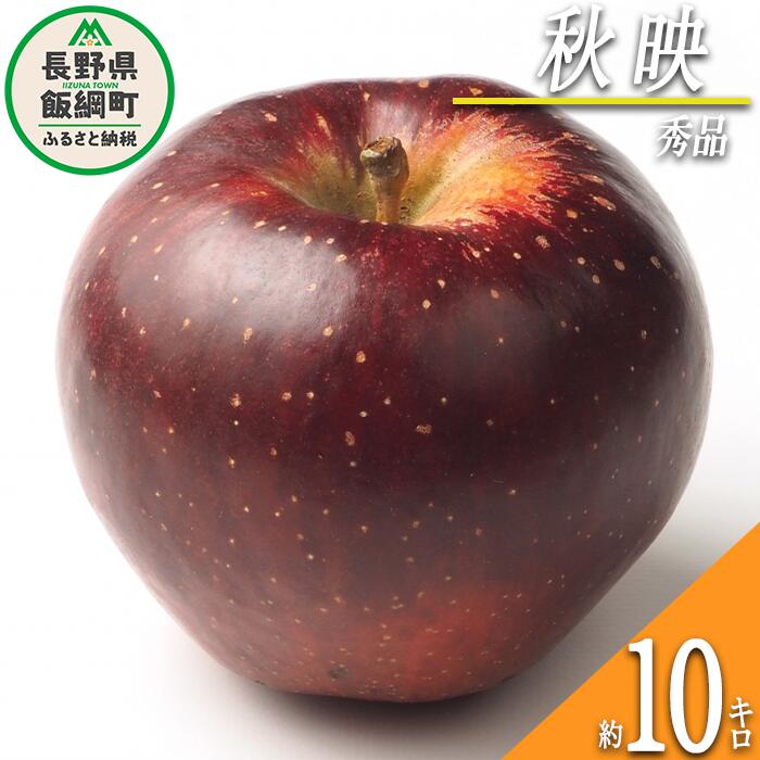 【ふるさと納税】 りんご 秋映 秀 10kg 光センサー選別品 ながの農業協同組合 令和7年度収穫分 長野県 飯綱町 〔 信州 果物 フルーツ リンゴ 林檎 長野 24000円 予約 〕発送時期：2025年10月上旬〜2025年10月下旬 {***}