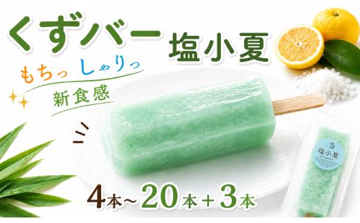 くずバー 4本 塩小夏
