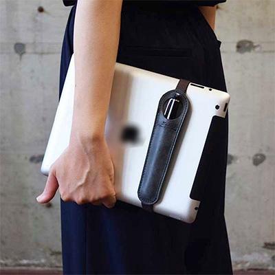 ふるさと納税 春日市 ホルダー付き本革ペンケース   ロウビキレザー ネイビー R-0104 |  | 01