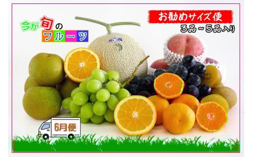 【6月発送便】 フルーツ セット Sサイズ 詰め合わせ ( 約3 ～ 5品 ) ｜産直あきんど 創業100年