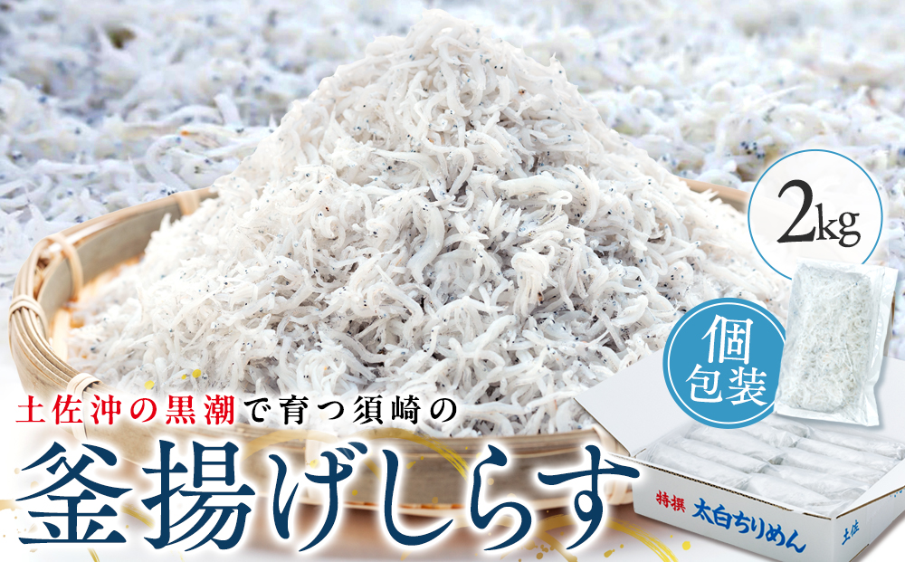【鮮度抜群】海の玄米 子ども用釜揚げシラス 2kg