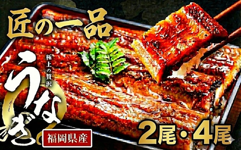 
                  福岡県産 うなぎ 鰻の蒲焼き 数量限定 2尾 4尾 株式会社HOMIE《45日以内に出荷予定(土日祝除く)》福岡県 鞍手郡 鞍手町 鰻 蒲焼き 数量限定 国産 蒲焼 うなぎ蒲焼
                