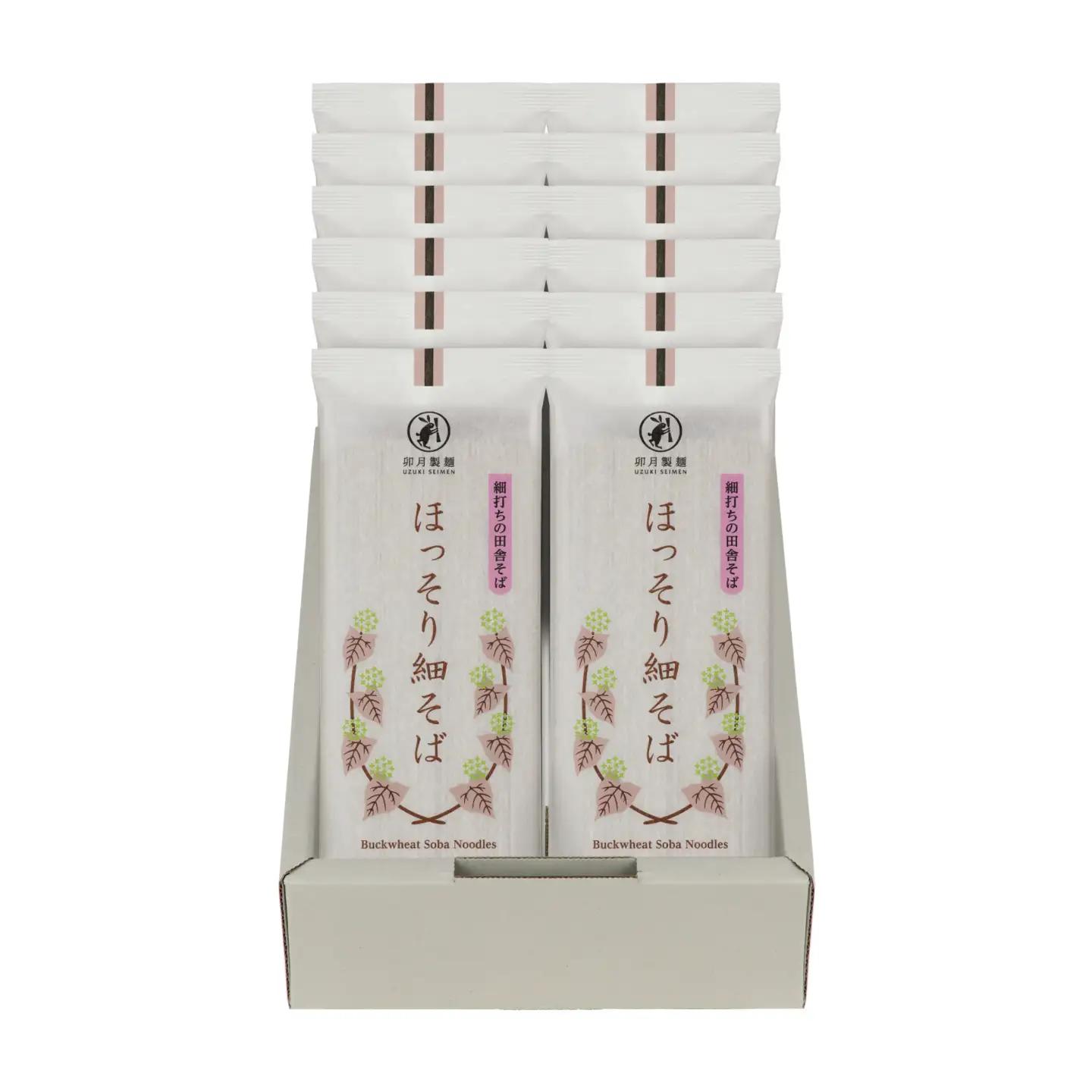 卯月製麺の一番人気！「ほっそり細そば」24人前（200g×12袋）　012-F-UZ002