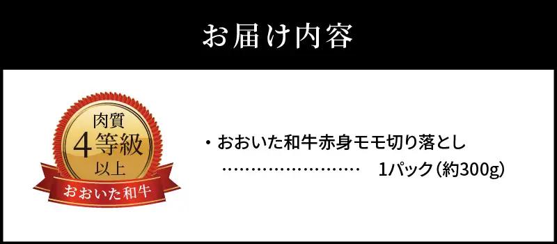 3Dフリーザーで急速冷凍。美味しさそのまま！おおいた和牛切り落とし　約300g A01096