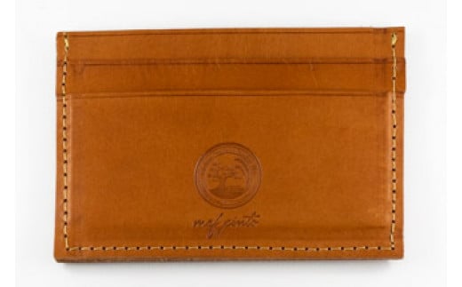 maf pinto レザーカードケース ライトブラウン