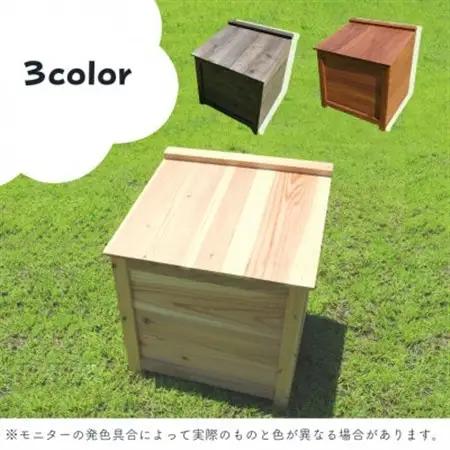 ベランダに置けるおしゃれな木製コンポスト(消滅型)☆ブラック☆【1186705】