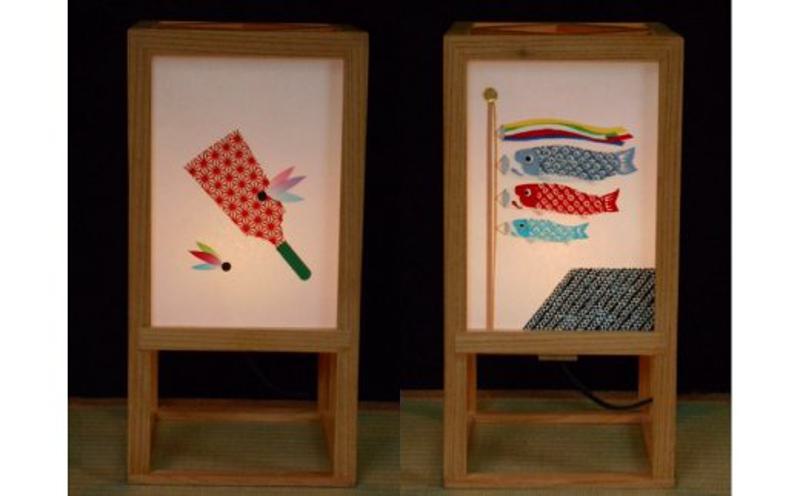 着物生地で作ったおしゃれな行灯（あんどん） 春夏秋冬 099H265