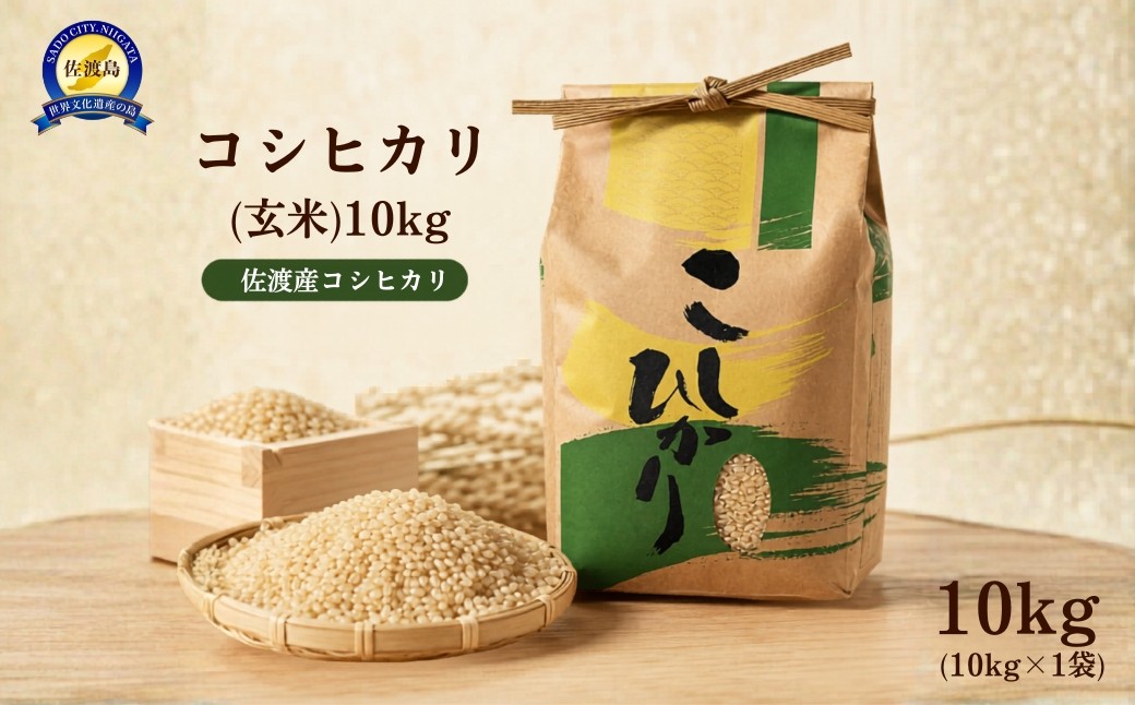 
                  【令和7年産】佐渡産コシヒカリ 玄米10kg 佐渡市石田産 生産者：池田庄一 冷めてもおいしい | 新潟県産コシヒカリ 新潟産コシヒカリ 佐渡産コシヒカリ 新潟県産こしひかり 佐渡産こしひかり お米 米 こしひかり 玄米 げんまい おこめ コメ 10キロ 農家直送 石田 にいがた さど 新潟県 佐渡市
                