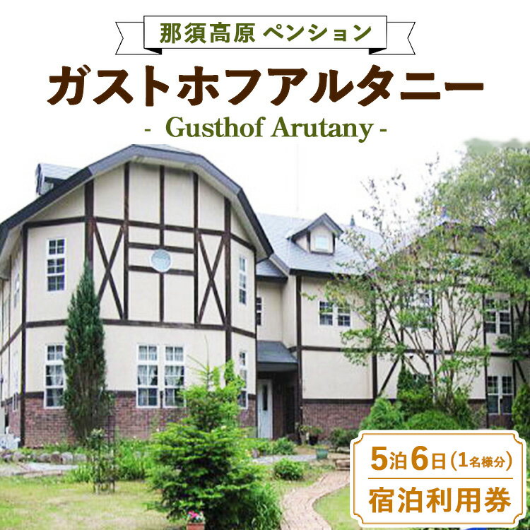 【ふるさと納税】那須高原ペンションガストホフアルタニー5泊6日宿泊利用券(1名様分) チケット 宿泊券 宿泊チケット 〔G-19〕