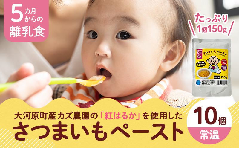 大河原町産 紅はるかペースト（離乳食）10個