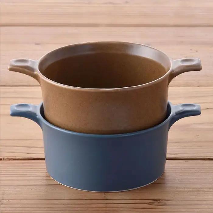 【波佐見焼】オーブンウェア ココット ペアセット（2点） ボウル スープカップ 小鉢  食器 皿 【光春窯】 [XD03] 波佐見焼