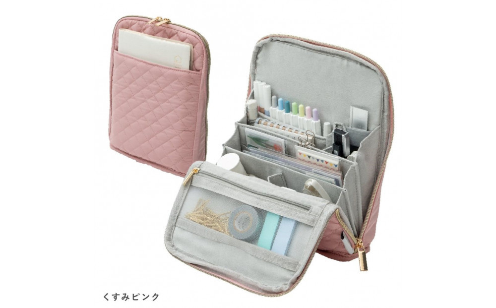 Y-Style 手帳が入るペンケース Mサイズ【くすみピンク】