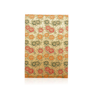 L115 西陣織御朱印帳 鶴飾り＆専用箱付き(瑞花ずいか)