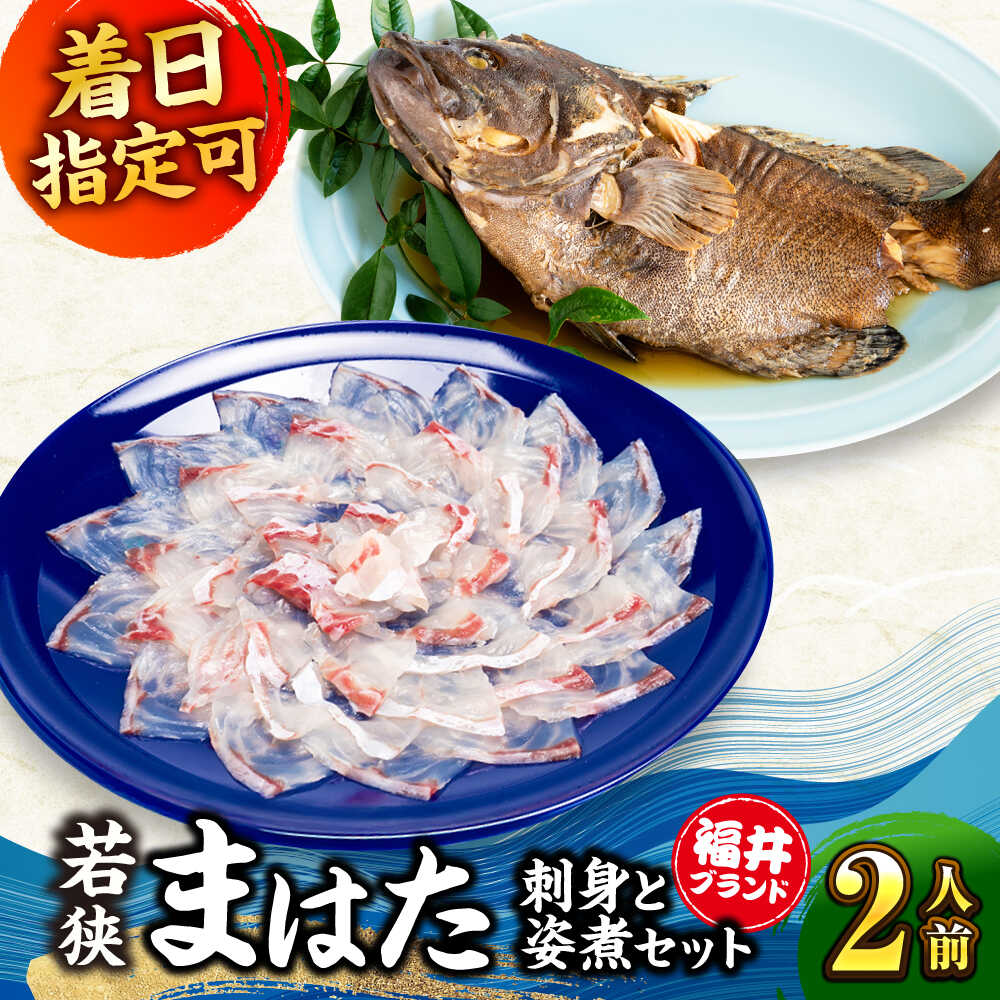 【ふるさと納税】【年内配送】【着日指定可能】【冷蔵でお届け】若狭まはた刺身と姿煮のセット2人前 / 産地直送 ブランド まはた マハタ 体験 海鮮 魚介 魚 刺身 冷蔵 お取り寄せ 旬 送料無料 小浜市 / 若狭ふぐの宿 下亟 【配送不可地域：北海道・沖縄・離島】 [BFAF018]