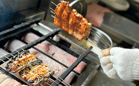 うなぎ新川 蒲焼き（国産中サイズ）2袋入り 今年の新仔　鰻 うなぎ蒲焼 蒲焼 国産 国産うなぎ 三河一色産 タレ付き うな重 冷凍 成田市 千葉県