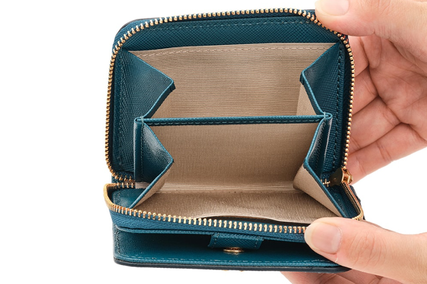 SOMES 二つ折り財布 （ブルー）PT-75 [ソメスサドル 北海道 砂川市 12260815-b] ソメス 財布 レディース 二つ折り 二つ折 2つ折り 本革 革 革製品 レザー ウォレット サイ