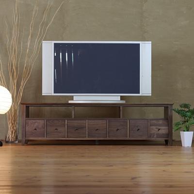 ふるさと納税 大川市 テレビボード　TONGARI　7wal-na　ウォールナット　156cm　大川市　WAプラス
