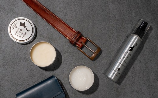 日本最古の靴クリームメーカーがお届けする、シンプルでやさしいレザーケアセット〈ライオン靴クリーム本舗〉シューケア 手入れ セット クリーム 雑貨 日用品 靴 シューズ 東京 墨田区