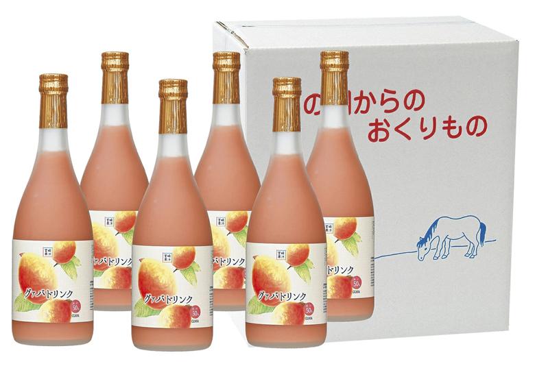 G-C1 驚きの果実感！グァバドリンク6本セット（720ml）桃のようなまろやかで優しい味わい♪【宮崎果汁株式会社】