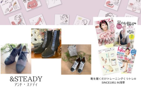 くつトレ®スニーカー(サイズ：25.0cm、デザイン：ベルクロ、カラー：黒)