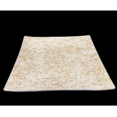 ふるさと納税 海南市 波スクエアプレート S　乱糸(マット仕上げ)純白 |  | 02