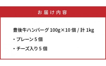 1202R_豊後牛ハンバーグ1kg(プレーン,チーズ入り) 