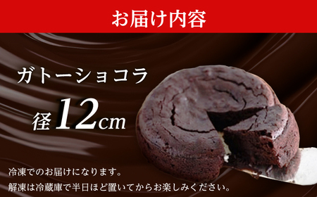 【特選】ガトーショコラ (4号サイズ) 1個 【かいせい製菓】開成町 ケーキ ショコラ チョコレート チョコ スイーツ デザート チョコケーキ おうちカフェ 冷凍 [BDAJ001]