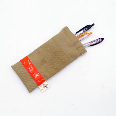 ふるさと納税 高梁市 【一点物】高梁市消防本部　消防服リメイク　バネ口ポーチ2点セット　 |  | 01