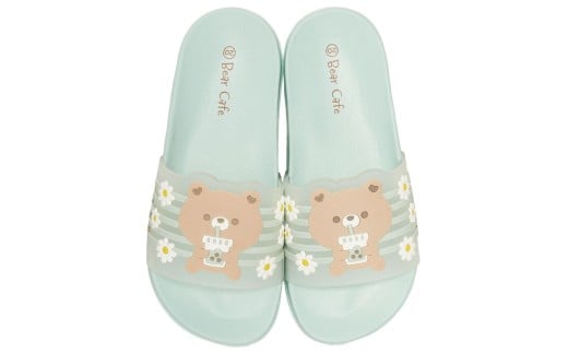 キッズ シャワー サンダル【20.0cm】 子供 こども かわいい 夏 海 ビーチ スケーター skater Bear Cafe クマ くま 女の子 女子【プール 海水浴 子ども キャラクター】 奈良県 奈良市 なら 4-085