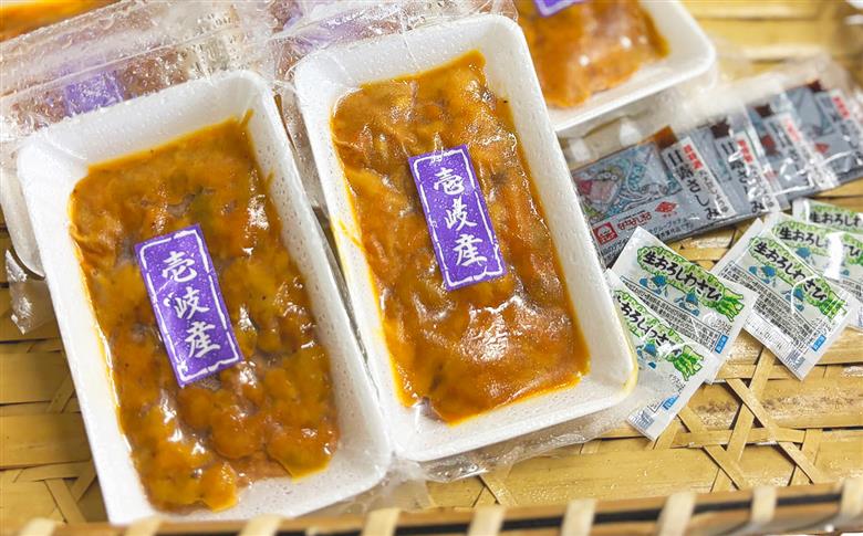 【冷凍】壱岐産うに丼　40g×7食　《壱岐市》　【一支國屋】 [JCC029]