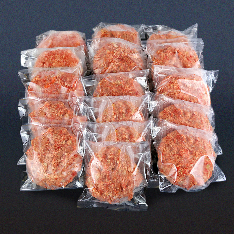 【毎月お届け】黒毛和牛 ハンバーグ １５０ｇ×１６個（定期便２ヶ月コース）- おべんとう お弁当 おかず 個包装 小分け 人気 黒毛和牛 牛肉100％  和牛 焼くだけ 熊本県産 総菜 甲佐町_イメー