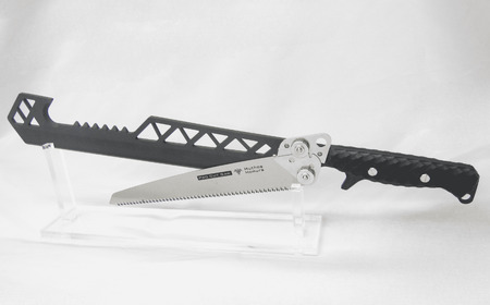 MH Matchet 洋鉈 藪漕ぎ鉈 全長466mm ノコギリ ステンレス黒化処理 燕三条 Muthos Homura