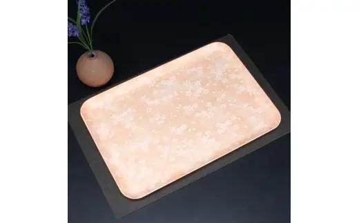 タツクラフト 友禅和紙トレー L 39cm 2枚セット 桜 流水紋 【Tk318】【ttcf922-yul-2】