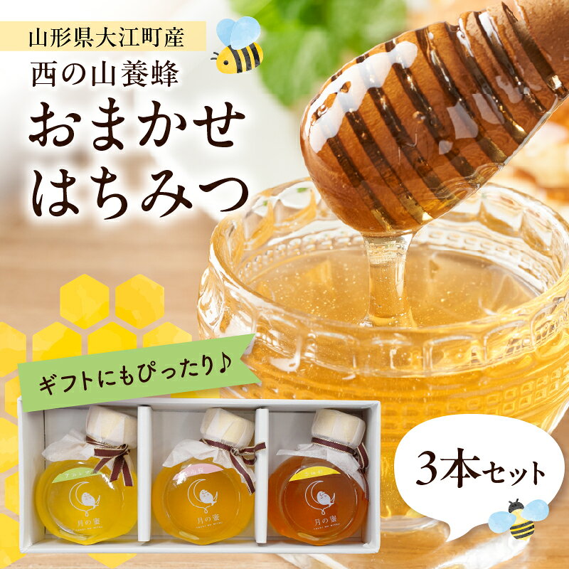 【ふるさと納税】ぷくちゃん生はちみつ（ピュアハニー）150g×3個セット 山形県 大江町 蜂蜜 はちみつ 生はちみつ はちみつセット 山桜蜜 アカシア蜜 キハダ蜜 百花蜜 トチ蜜