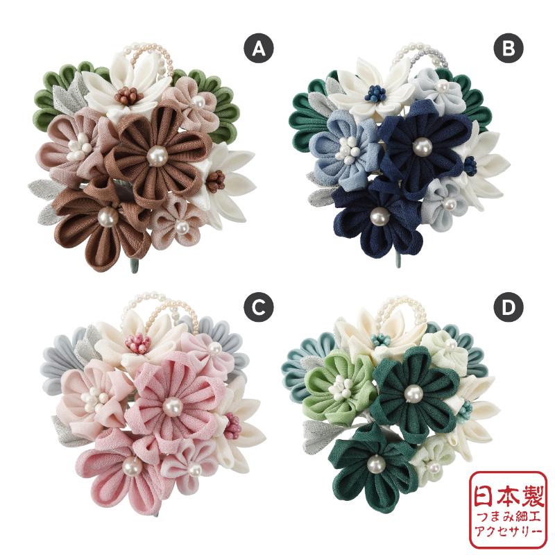 【ふるさと納税】コサージュ つまみ細工 TC-019　アクセサリー 飾り フォーマル 卒業式 卒園式 入学式 入園式 結婚式 発表会 シルク 高級 髪飾り お洒落 和光市 埼玉県