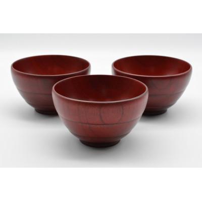 ふるさと納税 海南市 汁椀　茜　3個入り　A-4120