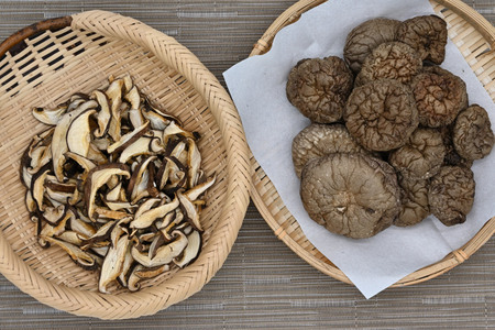 就労支援センター　すまっしゅ　乾燥椎茸と和菓子セット(どら・まんじゅう）