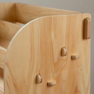 ふるさと納税 羽咋市 ブックシェルフ(無塗装)　国産ヒノキ　こども　MDF |  | 02