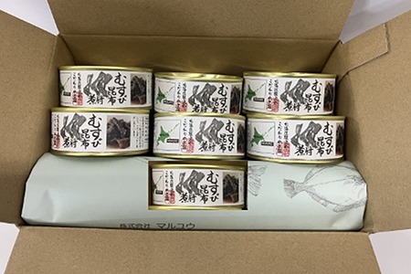 【北海道根室産】むすび昆布煮付95g×7缶 A-78022