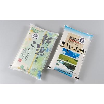 ふるさと納税 村上市 新米【令和7年産米】にいがた岩船産コシヒカリとこしいぶきの食べ比べセット(神林産地)10kg