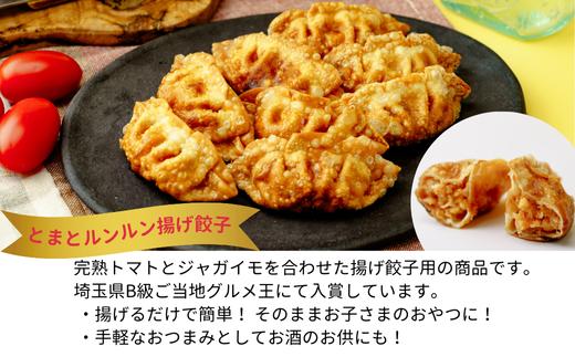 揚げ餃子20個 +カレー1人前（とまとルンルン揚げ餃子と北本トマトカレー）