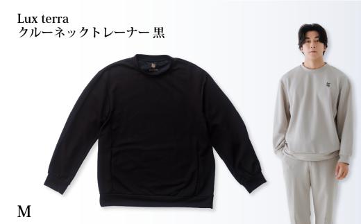 Lux Terra クルーネックトレーナー 黒 Mサイズ
